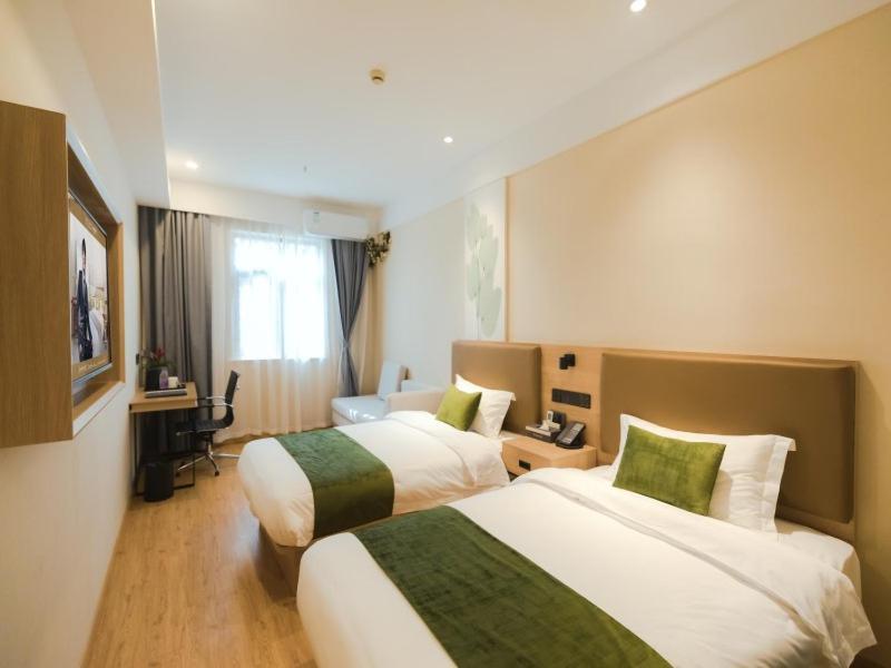 Greentree Inn Shanghai Huangxing Park Subway Station Express Hotel Bagian luar foto